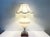 1950s Oversize Italian Alabaster Urn Lamp & Original Shade For Sale - Image 5 of 12