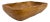 Hand-Carved Peruvian Olive Wood 15.75"l Serving Bowl With Beautiful Sculpted Rim For Sale