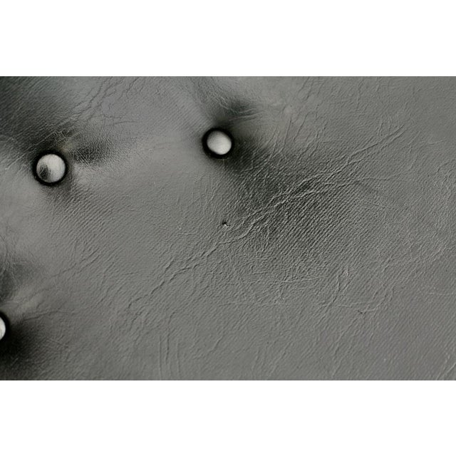 1970s Set of Space Age Black Leatherette Lounge Chairs, 1970s For Sale - Image 5 of 18