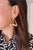 1990s Vintage Givenchy Triangle Pierced Earrings, Pair For Sale - Image 5 of 5