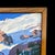 1970s Mid-Century Expressionist Winter Mountain Landscape Oil Painting W/ Original Vintage Wood Frame For Sale - Image 5 of 9