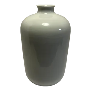 1990's Chinese Middle Kingdom Porcelain Celadon Vase by Bo Jia