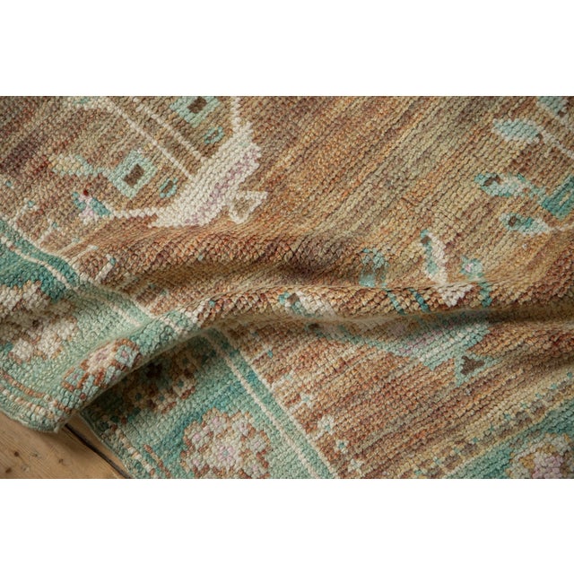 Vintage Distressed Oushak Square Rug - 3'10" x 4'9" For Sale - Image 10 of 11