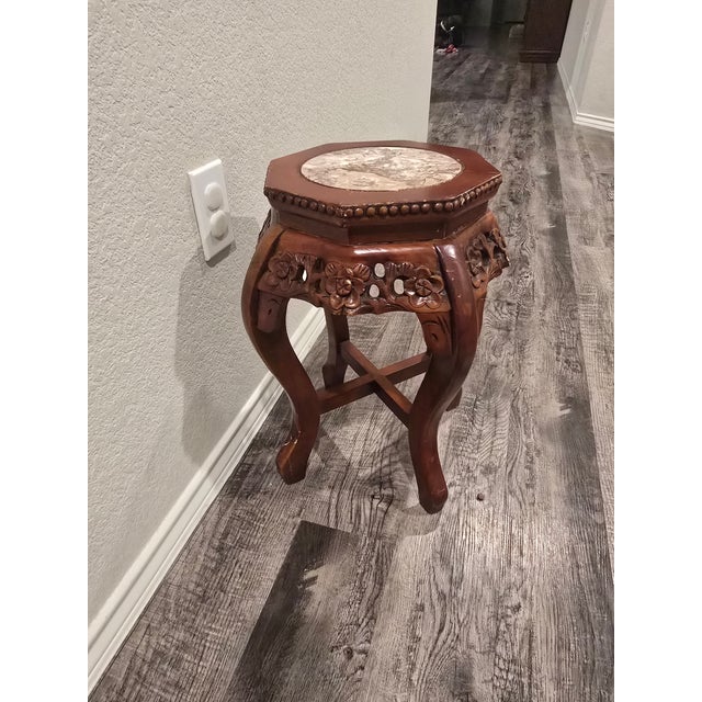 Beautiful Antique Chinese Carved Hardwood Table This beautiful piece is in amazing condition for its age. It shows it's...
