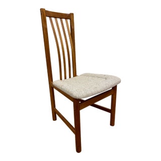Vintage D-Scan Furniture Danish MCM Benny Linden Style Tailback Dining Chair For Sale