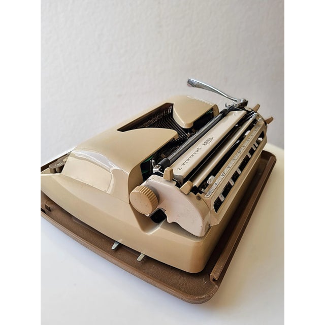 Vintage German Triumph Typewriter with Case, 1960s For Sale - Image 6 of 10