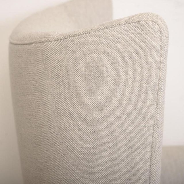 Papa Bear Chair in Grey Hallingdal Fabric by Hans J. Wegner, 1960s For Sale - Image 12 of 18