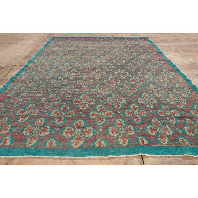 Vintage Turkish Sivas Rug, 05'10 X 09'10 For Sale - Image 9 of 10