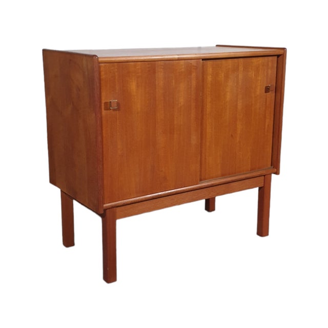 Swedish Sideboard in Teak Veneer For Sale - Image 4 of 10