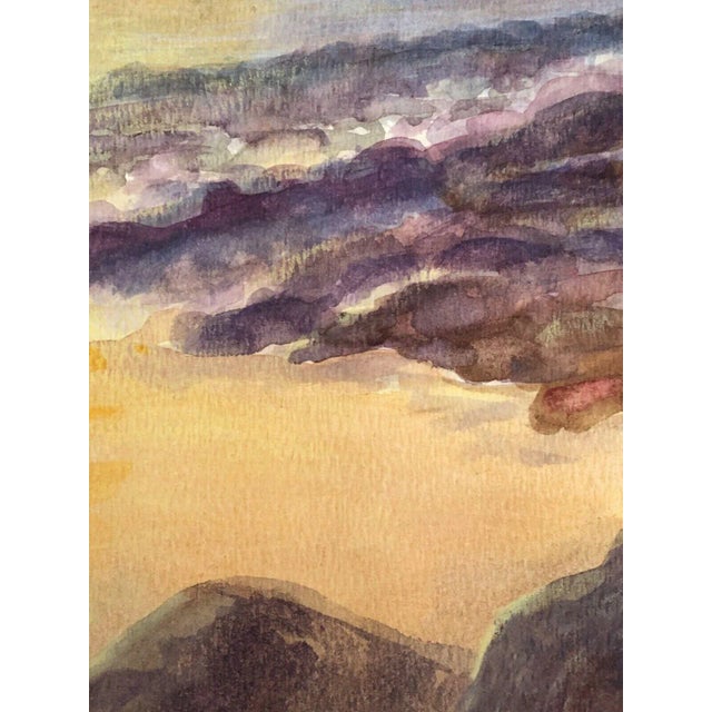 Seascape Watercolor For Sale - Image 11 of 12
