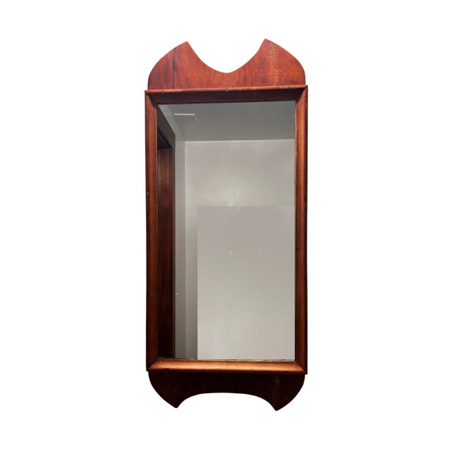 Mid-Century Modern Mid-Century Modern Wood Framed Mirror For Sale - Image 3 of 7