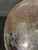 English Vintage Silverplate English Round Tray With Pierced Galley Around the Tray For Sale - Image 3 of 6