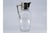 Glass Jug with Silver Neck and Lid with Application For Sale - Image 4 of 10