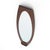 1960s Mirror with Curved Wooden Frame, 1960s For Sale - Image 5 of 11