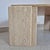 Beige Mid-Century Coffee Table in Travertine and Olive Wood Veneer, 1970s For Sale - Image 8 of 12