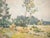René Leverd, Fields at Rest, Watercolor For Sale - Image 4 of 7