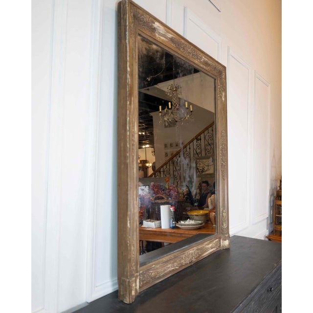 French 19th Century Empire Painted Mercury-Glass Mirror For Sale In Atlanta - Image 6 of 9