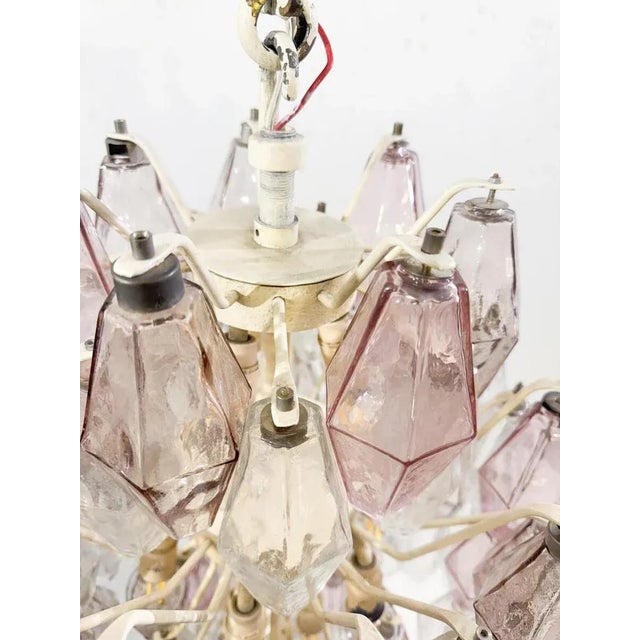 Mid-Century Modern Murano Glass Chandelier by Carlo Scarpa for Venini, 1960 For Sale - Image 6 of 8