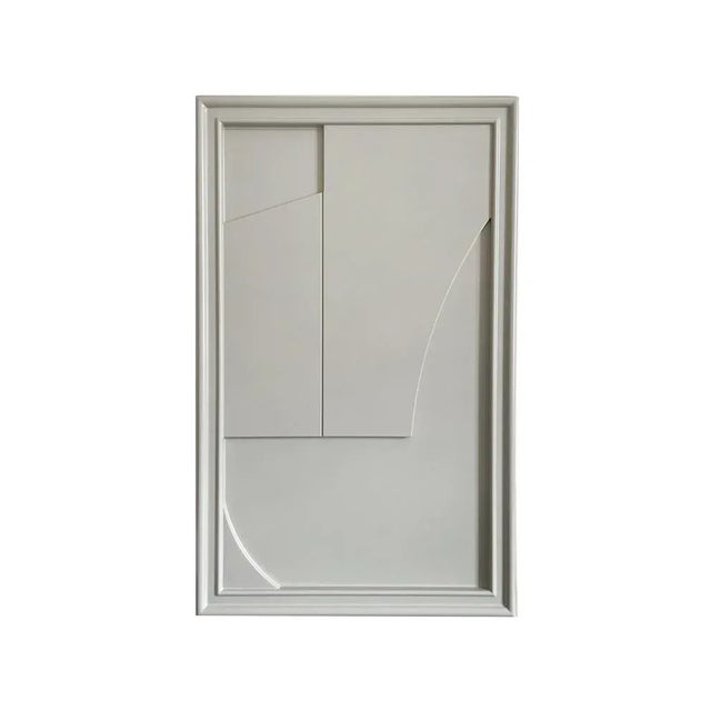 Wood Likya Verge Wooden Wall Art in Silk Grey by Likya Atelier For Sale - Image 7 of 7