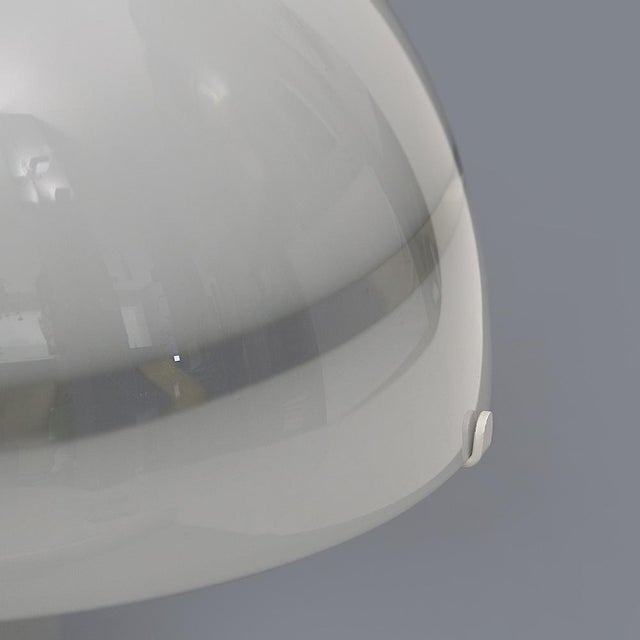 White Vintage Table Lamp by Carlo Nason for Mazzega, 1970s For Sale - Image 8 of 14