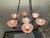 Pink Liberty Style Chandelier, 1960s For Sale - Image 6 of 12