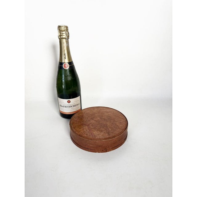 Decorative Leather Box, France, 1960 For Sale - Image 3 of 12