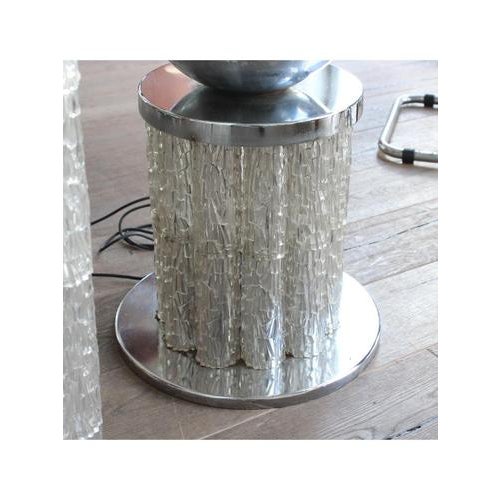 Silver Tronchi Vase Lamps, 1960s, Set of 2 For Sale - Image 8 of 15