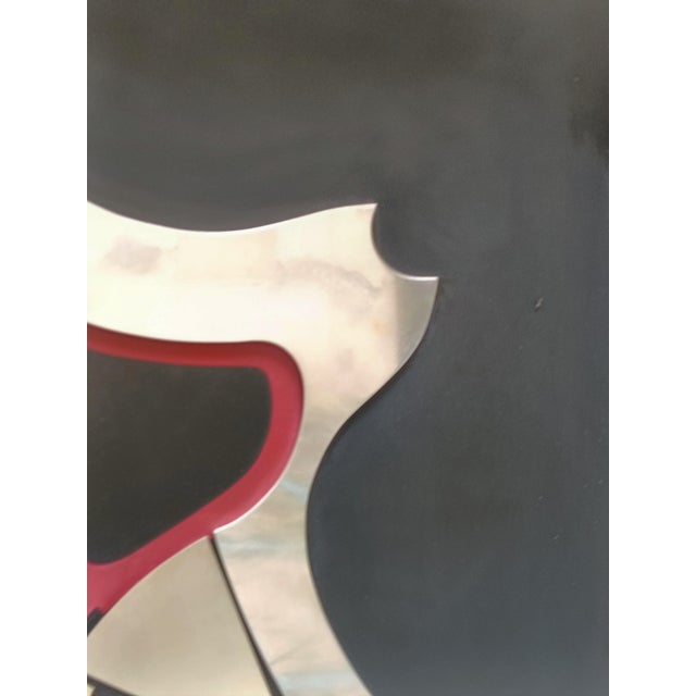 Enrico Nicu, Struttura Spaziale, 1970s, Screen Printing on Steel For Sale - Image 4 of 8