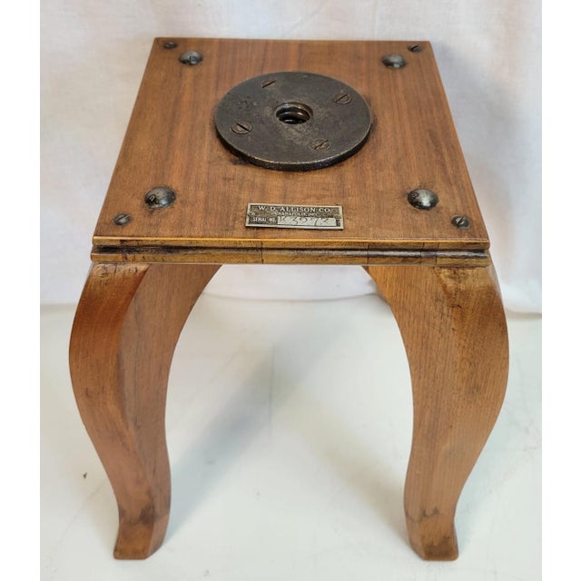 Antique 19th Century Biedermeier Adjustable European Wood Piano Stool For Sale In Philadelphia - Image 6 of 11