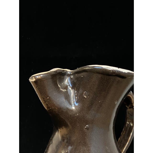 Toledo Glazed Ceramic Pitcher by R. Arzobispo, 1960s For Sale - Image 6 of 15