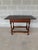 Wood Primitive Antique Maple Turned Leg Accent Table For Sale - Image 7 of 13