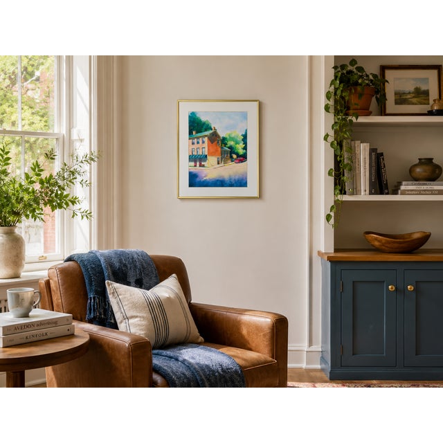 Corner House and Car - Tomoko Parry, C. 1990s For Sale - Image 10 of 10