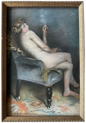 M. De Bever De La Quintinie, Reflections of Gisele, 1890s, Print