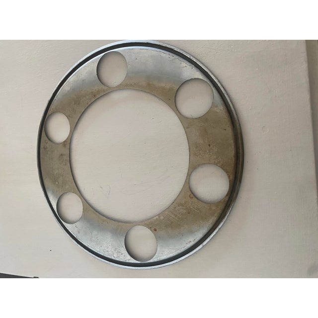 1970s Mid-Century Modern Liquor Dispenser Set With 6 Glasses and Working Spigot For Sale - Image 4 of 4