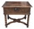 Antique 18th C Carved Walnut Bible Box Side Table For Sale