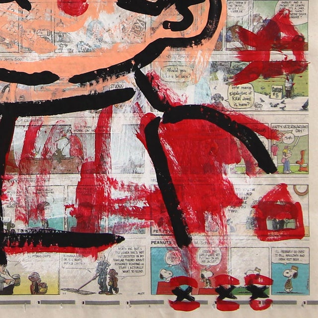 Avante Garde - Original Figurative Cartoon Mixed Media Pop Artwork by Gary John For Sale In Los Angeles - Image 6 of 6
