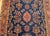 Antique Persian Mahajiran Sarouk Area Rug, Hand-Knotted Wool, Allover Floral Pattern, Navy & Red, 4x6 For Sale - Image 9 of 14