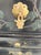1920s Chinoiserie Three Piece Black Lacquer Desk With Hard-Stone Raised Inlay For Sale - Image 12 of 12