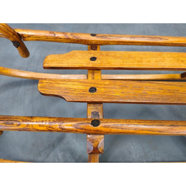 Oak Sled, Former Czechoslovakia, 1930s For Sale - Image 10 of 15
