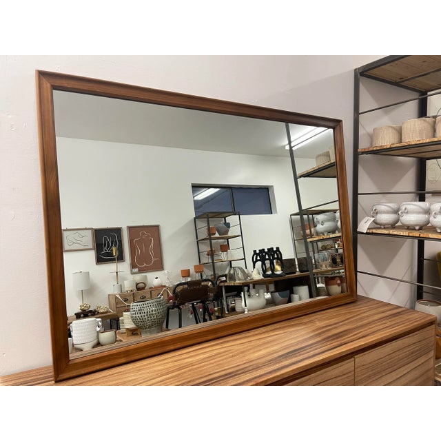 Vintage Wood Framed Drexel Mirror For Sale - Image 4 of 6