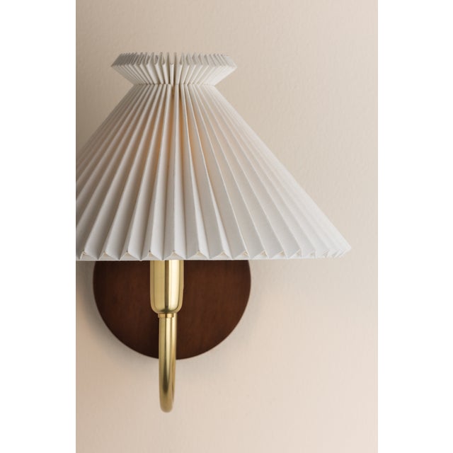 Mitzi Acacia 10.5 in. 1 Light Wall Sconce in Aged Brass Finish For Sale - Image 14 of 15