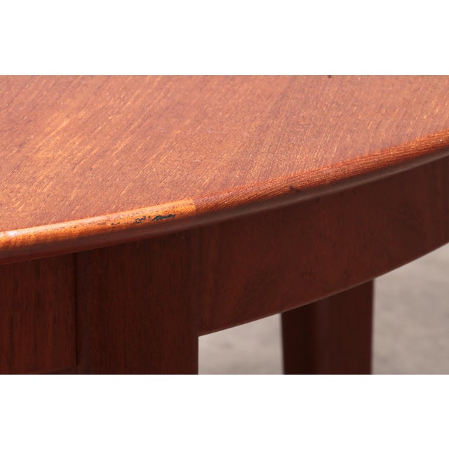 Large Teak Dining Table by Henning Kjærnulf, 1960s For Sale - Image 10 of 18