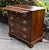 Vintage Cherry Bachelors Chest Chippendale Style 4 Drawer Dresser Pull Out For Sale - Image 9 of 17