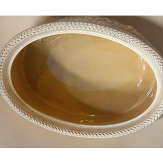 Mid 20th Century Signed Wedgewood Cane Ware Game Pie Tureen or Serving Dish With Cover and Insert For Sale - Image 14 of 16