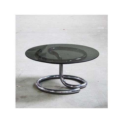 Type Anaconda Coffee Table Date 1970-79 Style Space Age Origin Italy Materials Steel, Smoked Glass Designer Paul Tuttle...