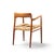 Niels Moller Model 57 Mid Century Danish Teak and Rope Captains Dining Chairs - Pair For Sale - Image 10 of 13
