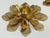 Mid 20th Century Vintage Brass Floral Candlestick Holders, a Pair For Sale - Image 5 of 6
