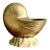 Vintage Boho Brass Nautilus Shell Planter For Sale