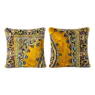 Bohemian Velvet Pillow Cover 19'' X 19'' - Set of Two For Sale