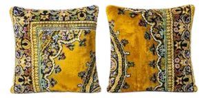 Bohemian Velvet Pillow Cover 19'' X 19'' - Set of Two